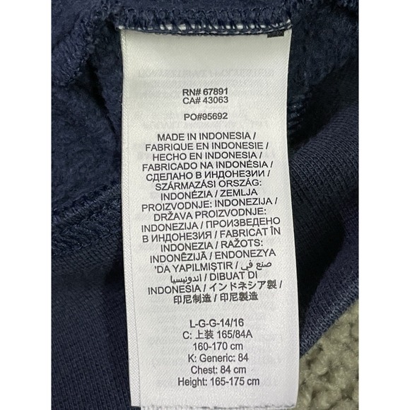 Nike Houston Rockets‎ Dri-Fit Hoodie Boys LG 14/16 BLUE FLEECE - Picture 6 of 11